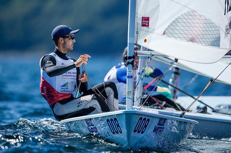 Tom Saunders (NZL) - Laser - Day 8 - Hempel Sailing World Championships 2018 - Aarhus, Denmark, August 2018 - photo © Sailing Energy / World Sailing