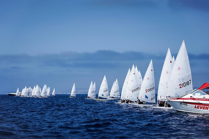 2019 Laser Oceania and Australian Championship - Day 2 photo copyright Beau Outteridge taken at Royal Yacht Club of Tasmania and featuring the ILCA 7 class