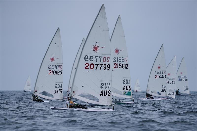 Laser standard racing - 2019 Laser Oceania and Australian Championship photo copyright Beau Outteridge taken at Royal Yacht Club of Tasmania and featuring the ILCA 7 class