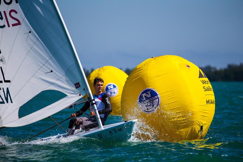 Thomas Saunders (NZL) - Laser - Day 1  - Hempel Sailing World Cup Miami - January 29, 2019 photo copyright Sailing Energy / World Sailing taken at Miami Yacht Club and featuring the ILCA 7 class
