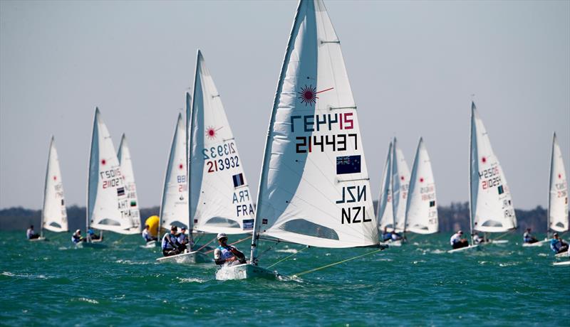 George Gautrey  Laser - Day 1  - Hempel Sailing World Cup Miami - January 29, 2019 photo copyright Sailing Energy / World Sailing taken at Miami Yacht Club and featuring the ILCA 7 class
