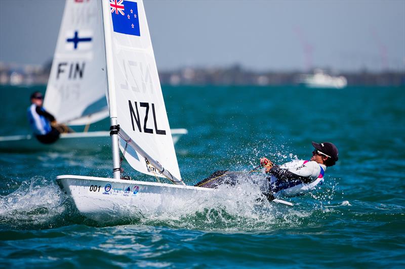 Sam Meech (NZL) Laser - Day 1  - Hempel Sailing World Cup Miami - January 29, 2019 photo copyright Sailing Energy / World Sailing taken at Miami Yacht Club and featuring the ILCA 7 class