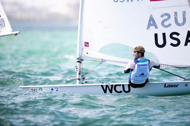 Charlie Buckingham - 2019 Hempel World Cup Series Miami photo copyright Tomas Moya / Sailing Energy / World Sailing taken at  and featuring the ILCA 7 class