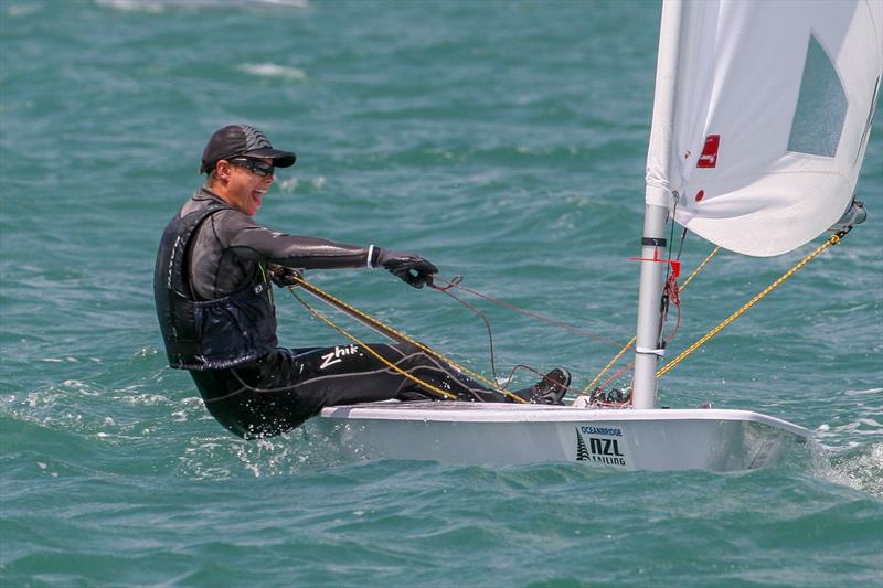 Day 3 - Oceanbridge NZL Sailing Regatta, February 2019 photo copyright Michael Brown, Yachting New Zealand taken at Royal Akarana Yacht Club and featuring the ILCA 7 class