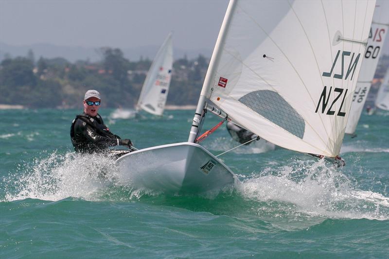 Day 3 - Oceanbridge NZL Sailing Regatta, February 2019 photo copyright Michael Brown, Yachting New Zealand taken at Royal Akarana Yacht Club and featuring the ILCA 7 class