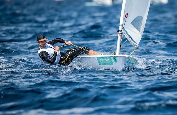 American Laser sailors Chris Barnard en route to winning gold at the 2019 Trofeo Princesa Sofia Iberostar photo copyright Jesus Renedo / SAILING ENERGY / 50th Trofeo Princesa Sofia Iberostar taken at Newport Harbor Yacht Club and featuring the ILCA 7 class