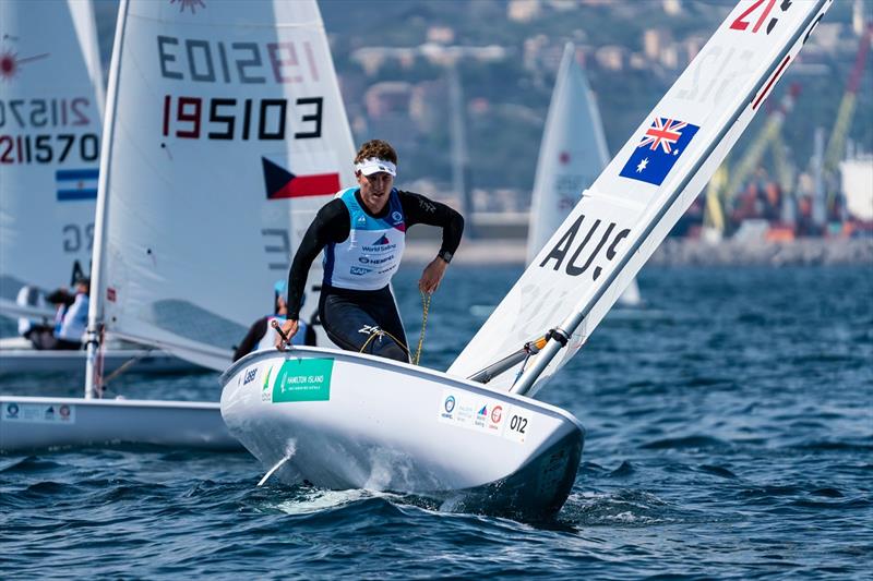 A balancing act for Luke Elliott - Genoa World Cup Series 2019 - photo © Beau Outteridge