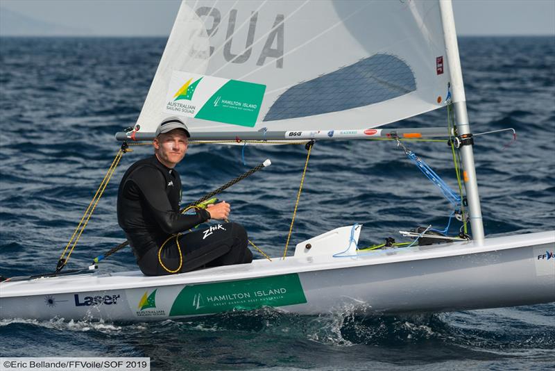 Australian Sailing Team at 51st Semaine Olympique Française - Day 4 photo copyright Eric Bellande taken at  and featuring the ILCA 7 class