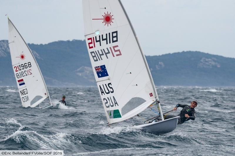 Finn Alexander (AUSFA3) and Hummel Yuri (NEDYH1) -  51st edition of the Semaine Olympique Française photo copyright Eric Bellande taken at  and featuring the ILCA 7 class