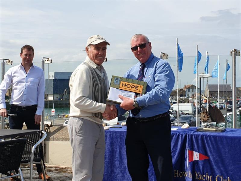 Joe Cull, Grand Master Standard Rig Winner - Irish Laser Masters National Championships at Howth photo copyright Dave Quinn taken at Howth Yacht Club and featuring the ILCA 7 class