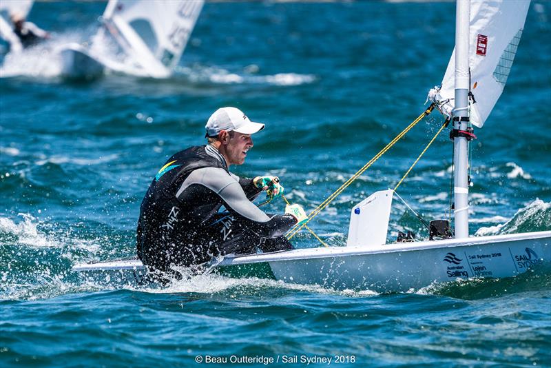 Matt Wearn Laser - Tokyo 2020 Olympic Test Event photo copyright Beau Outteridge taken at Australian Sailing and featuring the ILCA 7 class