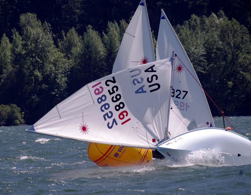 Racecourse action at the Columbia River Gorge Sailing Association's annual Columbia Gorge One-Design Regatta - photo © Bill Symes