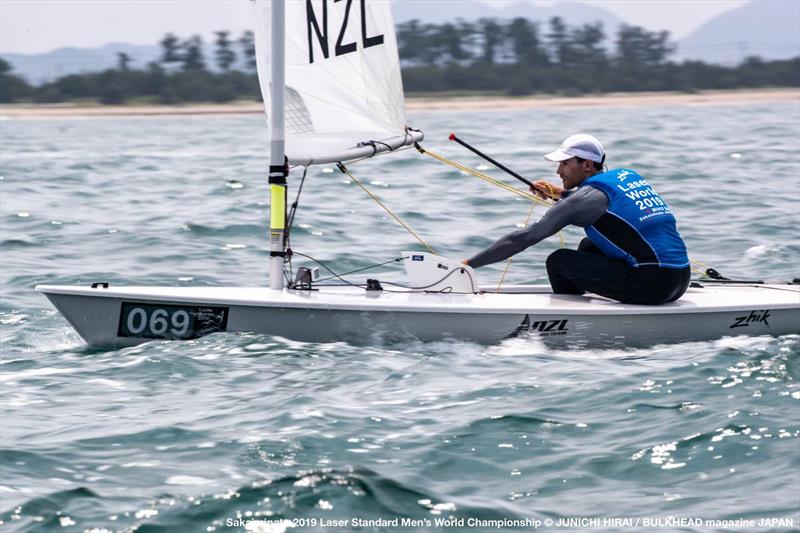 Sam Meech (NZL) lies in 4th position - Day 5, World Laser Championship, Sakaiminato, Japan July 2019 - photo © Junichi Hirai