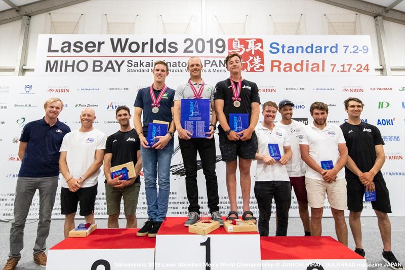 New Zealand takes three places in the top ten - Day 6, World Laser Championship, Sakaiminato, Japan July 2019 - photo © Junichi Hirai