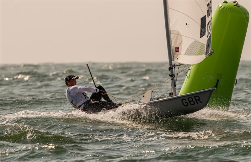 Elliot Hanson - Ready Steady Tokyo day 2 photo copyright Jesus Renedo / Sailing Energy / World Sailing taken at  and featuring the ILCA 7 class