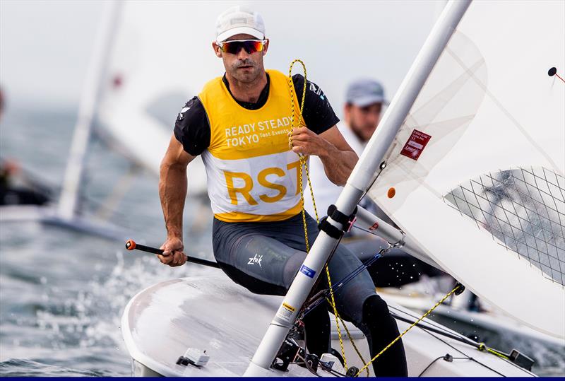 Sam Meech (NZL) - Laser - Day 2 - Olympic Test Event - Enoshima - August 18, 2019 photo copyright Jesus Renedo / Sailing Energy / World Sailing taken at  and featuring the ILCA 7 class