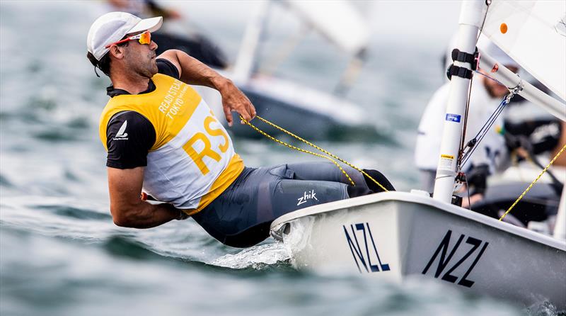 SamMeech (NZL) - Laser - Day 3, Olympic Sailing Test Event - Enoshima - August 2019 - photo © Pedro Martinez / Sailing Energy / World Sailing