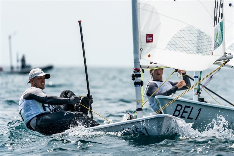 Tom Burton - Ready Steady Tokyo, day 4 photo copyright Beau Outteridge taken at  and featuring the ILCA 7 class