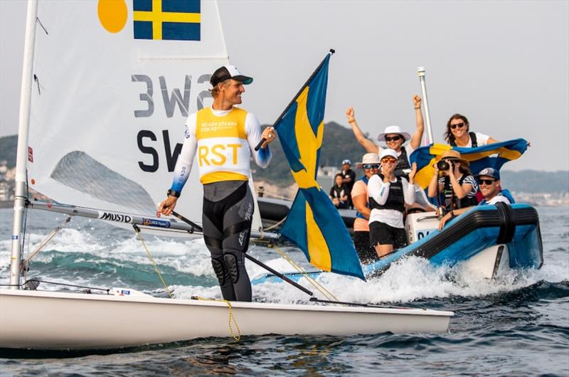 Jesper Stalheim (SWE) - Ready Steady Tokyo, day 6 photo copyright Pedro Martinez / Sailing Energy / World Sailing taken at  and featuring the ILCA 7 class