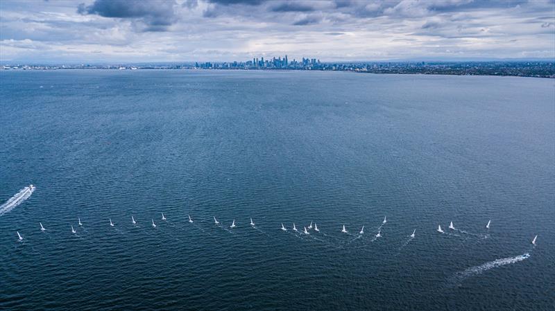 Laser fleet - Melbourne Summer of Sailing photo copyright Beau Outteridge taken at Sandringham Yacht Club and featuring the ILCA 7 class