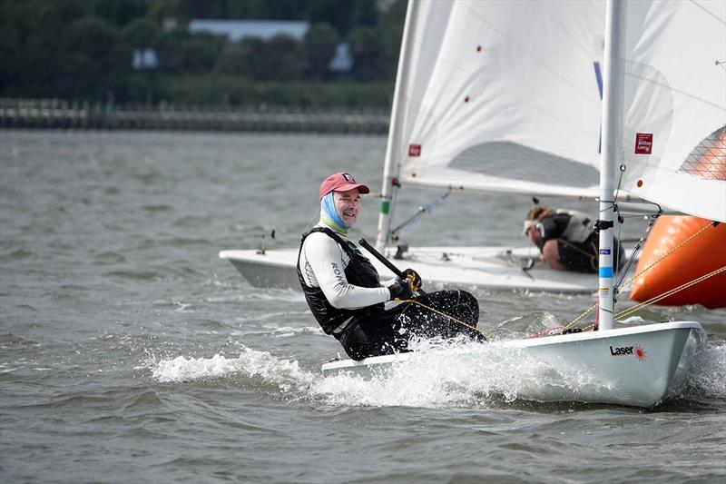 Peter Shope during the Laser Masters Midwinters East in Florida photo copyright USSCoMC taken at US Sailing Center of Martin County and featuring the ILCA 7 class
