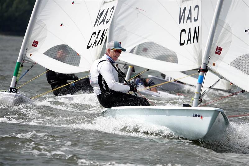 Tim Law during the Laser Masters Midwinters East in Florida