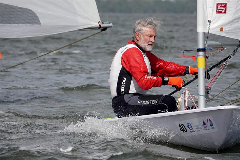 Wolfgang Grez during the Laser Masters Midwinters East in Florida photo copyright USSCoMC taken at US Sailing Center of Martin County and featuring the ILCA 7 class