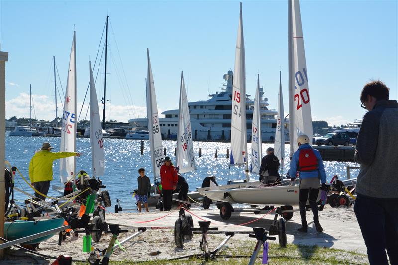 Laser Masters Midwinters East in Florida photo copyright USSCoMC taken at US Sailing Center of Martin County and featuring the ILCA 7 class