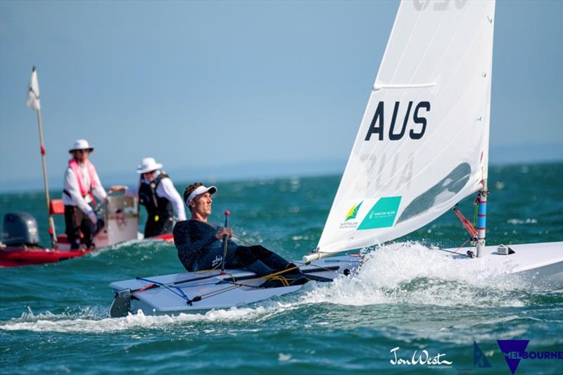 Luke Elliott - 2020 ILCA Laser Standard World Championship, day 3 - photo © Jon West Photography