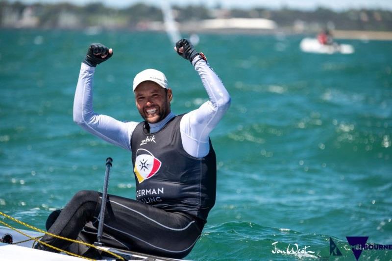 Philipp Buhl (GER) is the 2020 ILCA Laser Standard Men's World Champion photo copyright Jon West Photography taken at Sandringham Yacht Club and featuring the ILCA 7 class