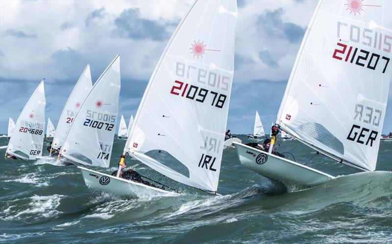 Laser fleet photo copyright Emma Blee taken at Royal Yachting Association and featuring the ILCA 7 class