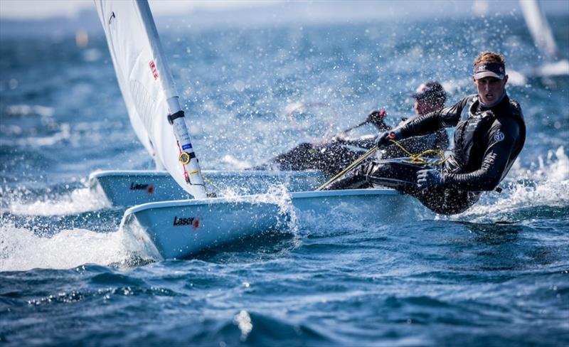 Laser fleet - Trofeo Princesa Sofía Iberostar photo copyright Jesus Renedo / Sailing Energy taken at Club Nàutic S'Arenal and featuring the ILCA 7 class