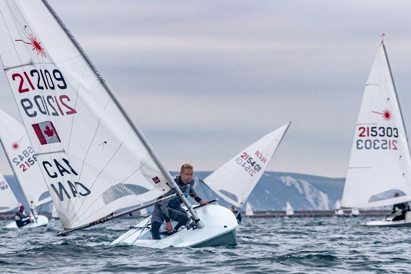 Ben Flower in the UKLA Noble Marine ILCA7 Autumn Qualifier photo copyright Georgie Altham / www.facebook.com/galthamphotography taken at Weymouth & Portland Sailing Academy and featuring the ILCA 7 class