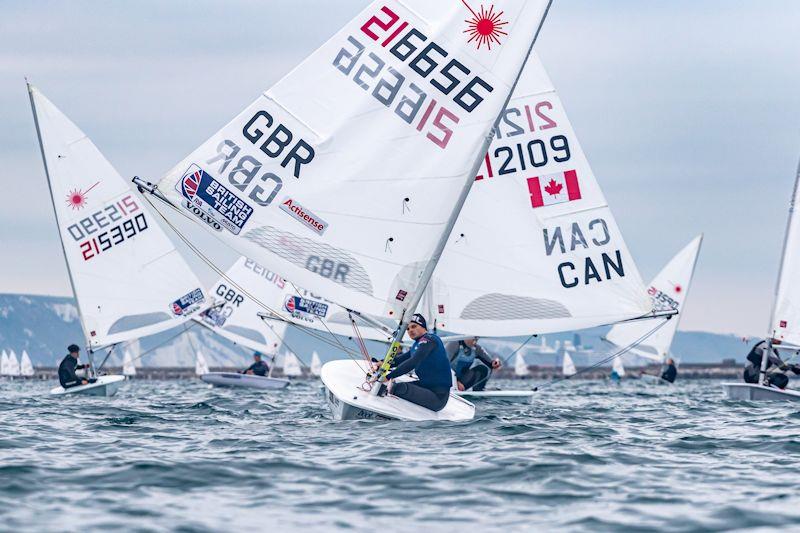 Sam WHALEY in the UKLA Noble Marine ILCA7 Autumn Qualifier photo copyright Georgie Altham / www.facebook.com/galthamphotography taken at Weymouth & Portland Sailing Academy and featuring the ILCA 7 class