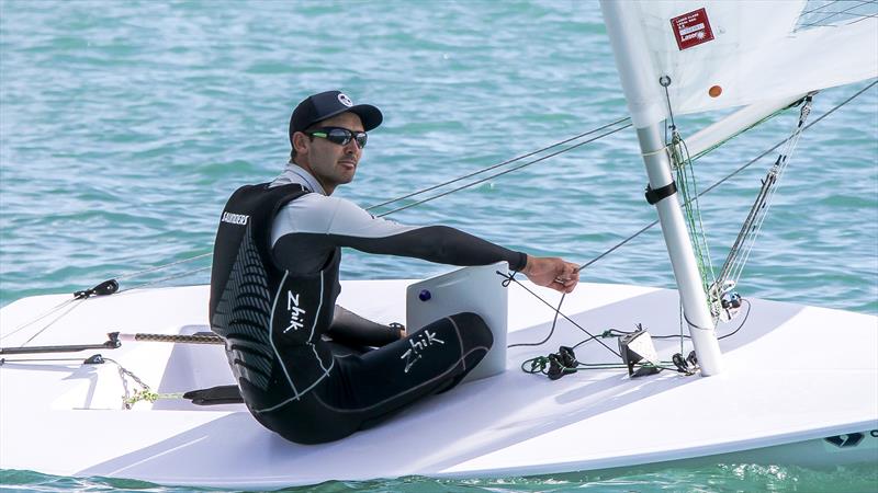 Thomas Saunders - Laser - Oceanbridge NZL Sailing Regatta - Wakatere BC April 11, 2021 - photo © Richard Gladwell / Sail-World.com / nz