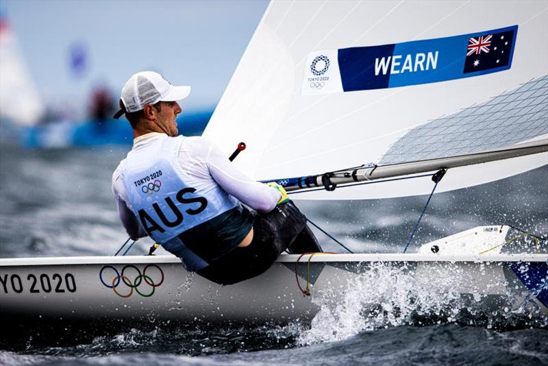 Matt Wearn (AUS) on Tokyo 2020 Olympic Sailing Competition Day 5 - photo © Sailing Energy / World Sailing