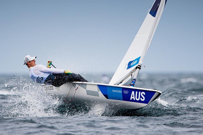 Matt Wearn wins Gold at Tokyo Games photo copyright Sailing Energy / World Sailing taken at  and featuring the ILCA 7 class