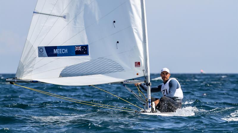 Sam Meech (NZL) Mens Laser - Tokyo2020 - Day 8- August 1, - Enoshima, Japan photo copyright Richard Gladwell / Sail-World.com / nz taken at  and featuring the ILCA 7 class