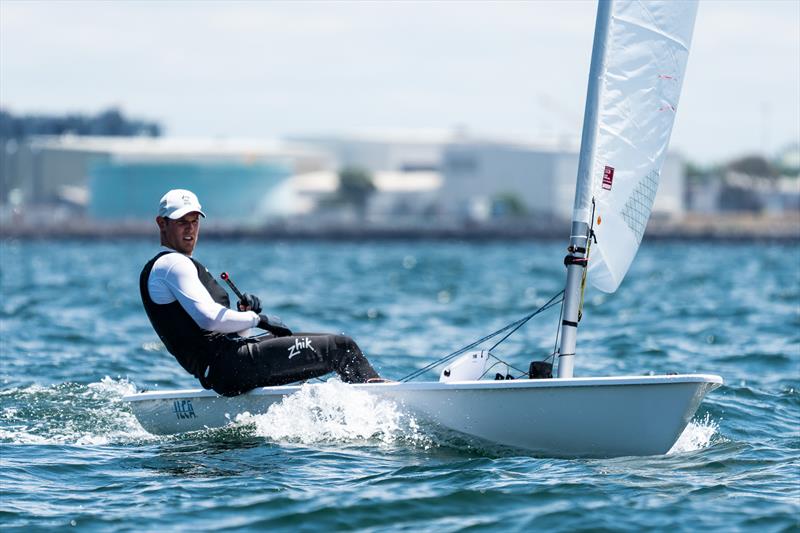 Matt Wearn - Sail Melbourne 2022, day 3 photo copyright Beau Outteridge taken at Royal Brighton Yacht Club and featuring the ILCA 7 class