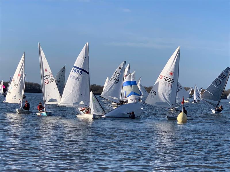 2022 Bough Beech SC Icicle Series day 2 photo copyright Sue Roberts taken at Bough Beech Sailing Club and featuring the ILCA 7 class