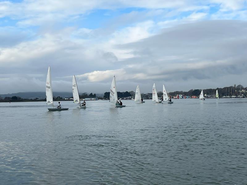 Brading Haven Yacht Club Open Icebreaker Series 2022 day 1 photo copyright Polly Schafer taken at Brading Haven Yacht Club and featuring the ILCA 7 class