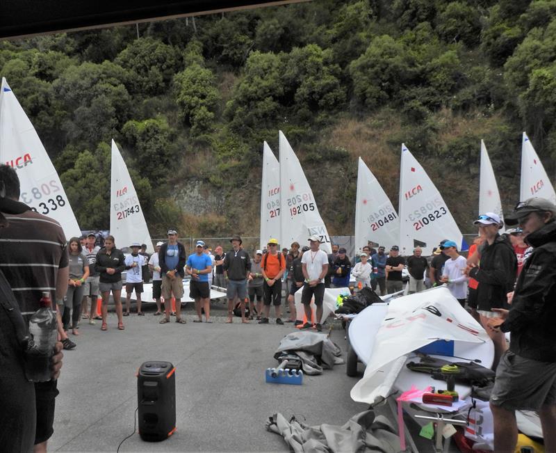 NZ ILCA National Championships - Day 1, Queen Charlotte Yacht Club, Picton photo copyright Christel Hopkins taken at Queen Charlotte Yacht Club and featuring the ILCA 7 class