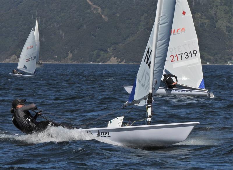 NZ ILCA National Championships - Day 3, Queen Charlotte Yacht Club, Picton photo copyright Christel Hopkins taken at Queen Charlotte Yacht Club and featuring the ILCA 7 class