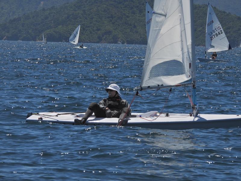 NZ ILCA National Championships - Day 3, Queen Charlotte Yacht Club, Picton photo copyright Christel Hopkins taken at Queen Charlotte Yacht Club and featuring the ILCA 7 class