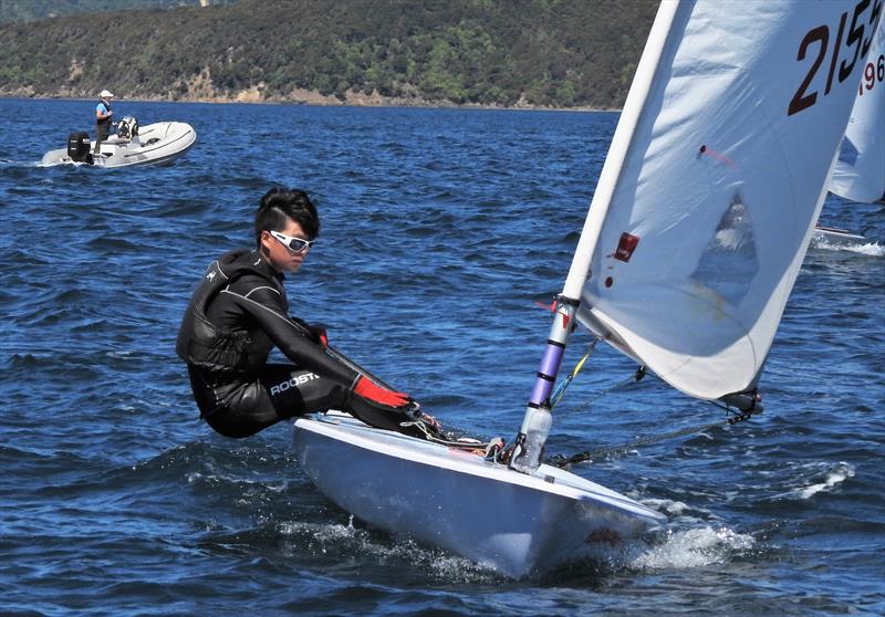 NZ ILCA National Championships - Day 3, Queen Charlotte Yacht Club, Picton photo copyright Christel Hopkins taken at Queen Charlotte Yacht Club and featuring the ILCA 7 class