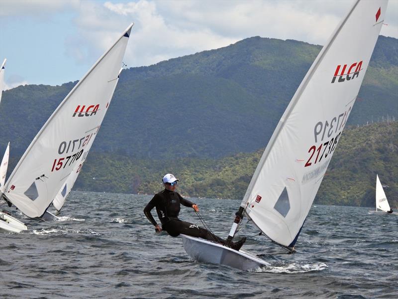 NZ ILCA National Championships - Day 4, Queen Charlotte Yacht Club, Picton, January 23, 2022 photo copyright Christel Hopkins taken at Queen Charlotte Yacht Club and featuring the ILCA 7 class