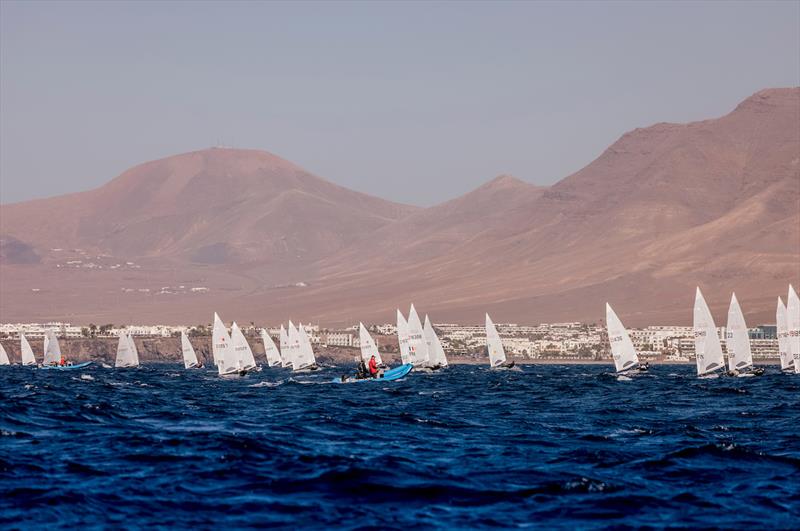 Michael Beckett's British boat dominates in ILCA 7 class - Lanzarote International Regatta 2022 photo copyright Sailing Energy taken at  and featuring the ILCA 7 class