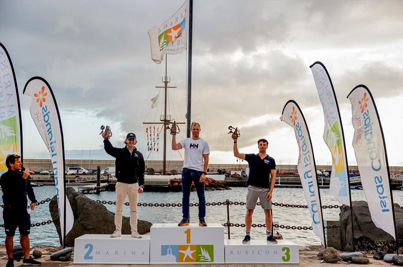 Podium ILCA - Lanzarote International Regatta 2022 photo copyright Sailing Energy taken at  and featuring the ILCA 7 class