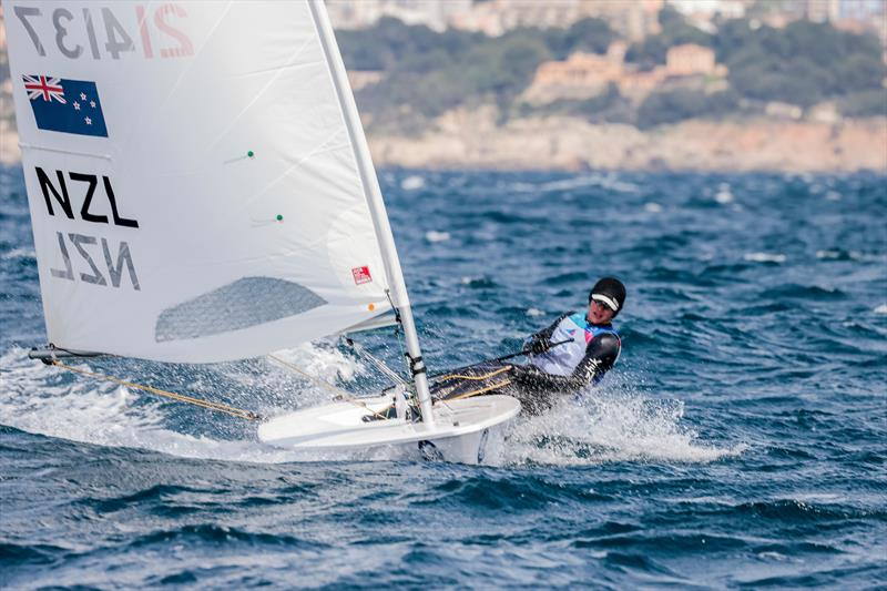 ILCA 7 - George Gautrey (NZL) - Day 2 - Trofeo Princesa Sofia - April 2022 photo copyright Sailing Energy taken at  and featuring the ILCA 7 class