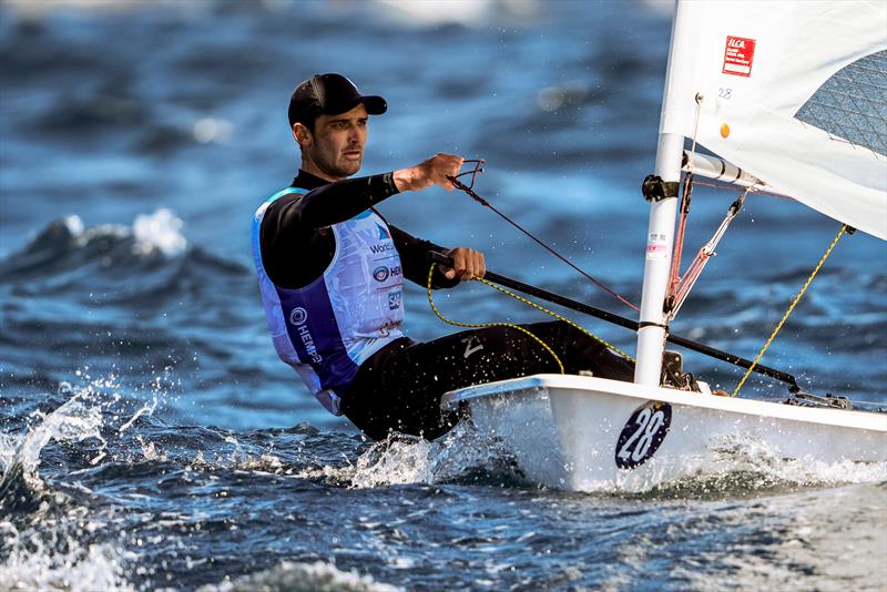 Tom Saunders (NZL) - ILCA 7 - Day 4 - Trofeo Princesa Sofia - Mallorca - April 2022 photo copyright Sailing Energy taken at Real Club Náutico de Palma and featuring the ILCA 7 class